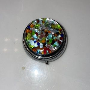 Lionve sparkly Multicolored pillbox Nwot